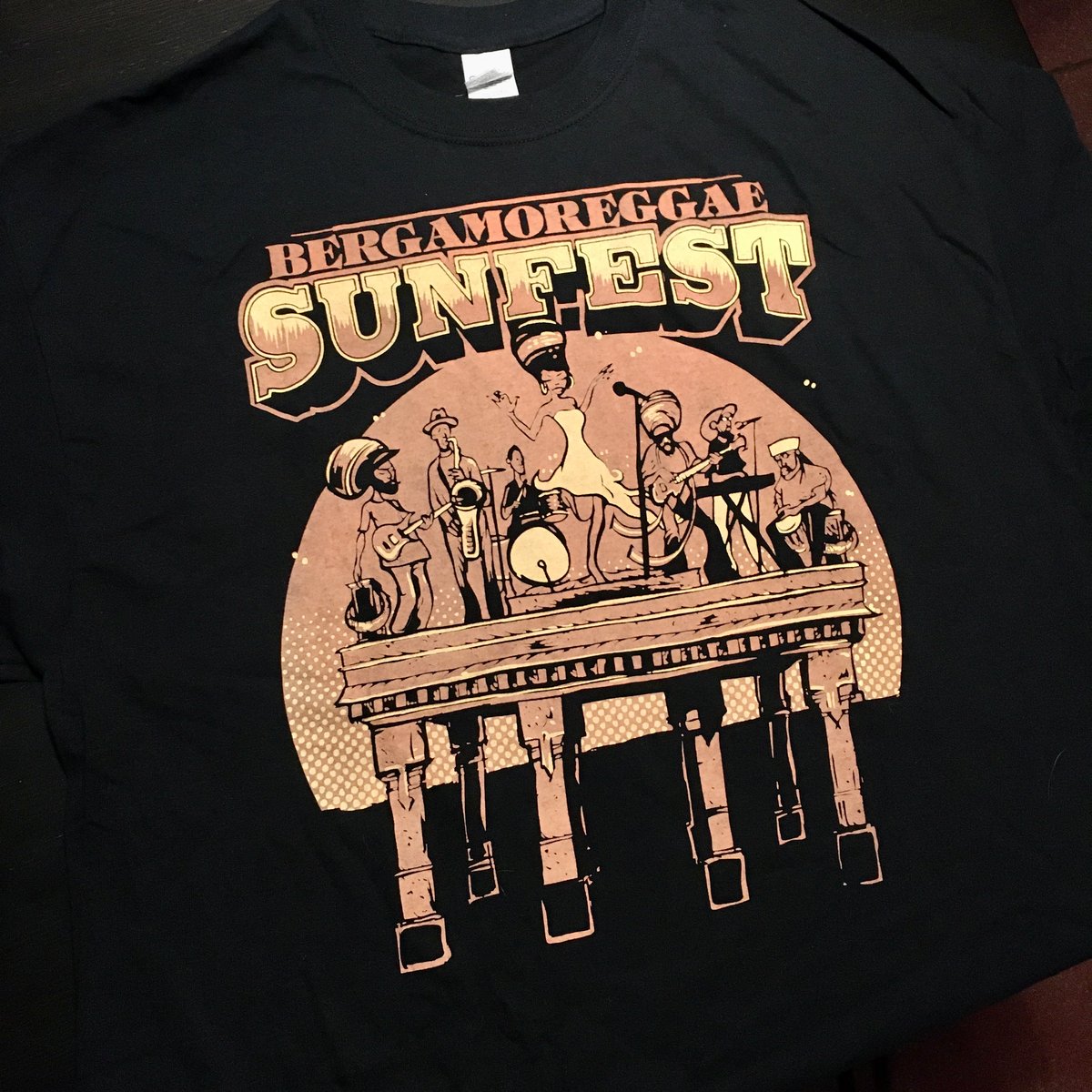 Image of T-Shirt BergamoReggae Sunfest + gadget