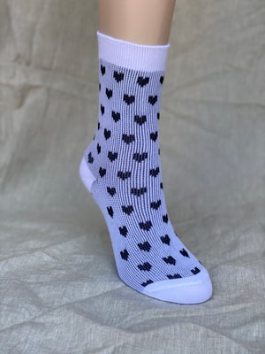 Image of Valentines Socks - Black