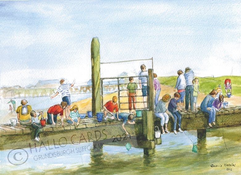 Image of Another Busy Day on the Bridge - Walberswick - Suffolk