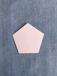 Image 1 of Papskabeloner - femkant (bold)