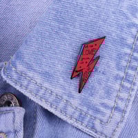 Image 2 of Lightning Bolt Badge Red/Blue