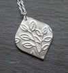 Squared petal pendant