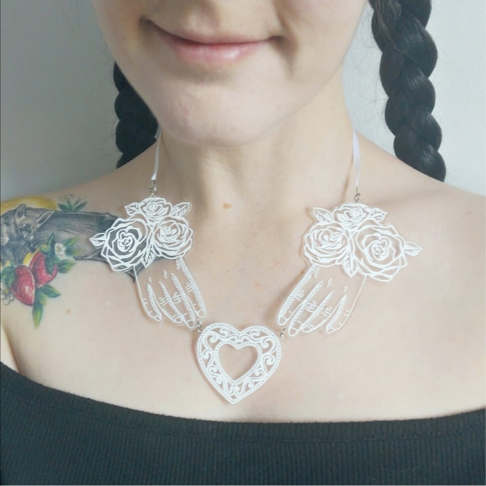 Image of Floriography Necklace ~ Rose