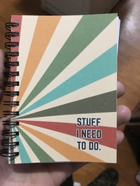 Stuff I Need To Do | 31 Day Pocket Planner | Retro Sunburst 