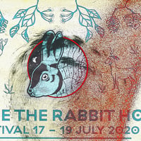 Image 3 of Urban Scrawls Abstract Art - Doune The Rabbit Hole