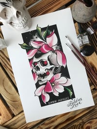 Print "Skull and Flowers"