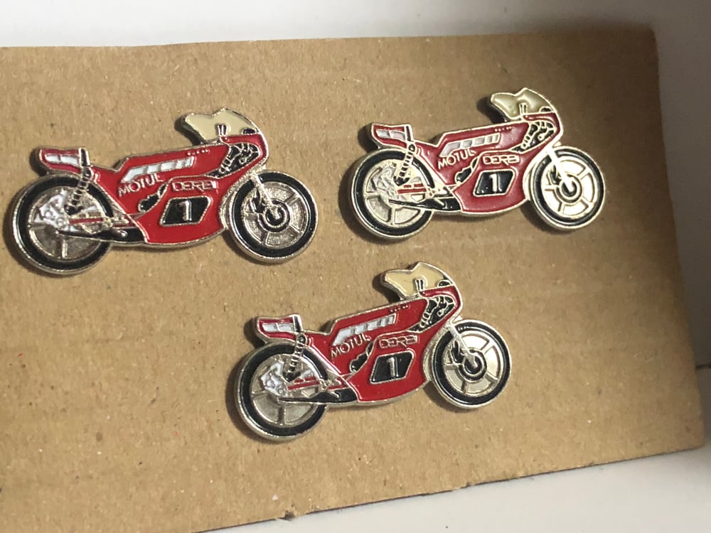 Image of VINTAGE DERBI PIN - DERBI 125