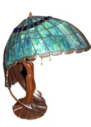 Image of Beautiful  Flying Lady Lamp - Aqua Wings