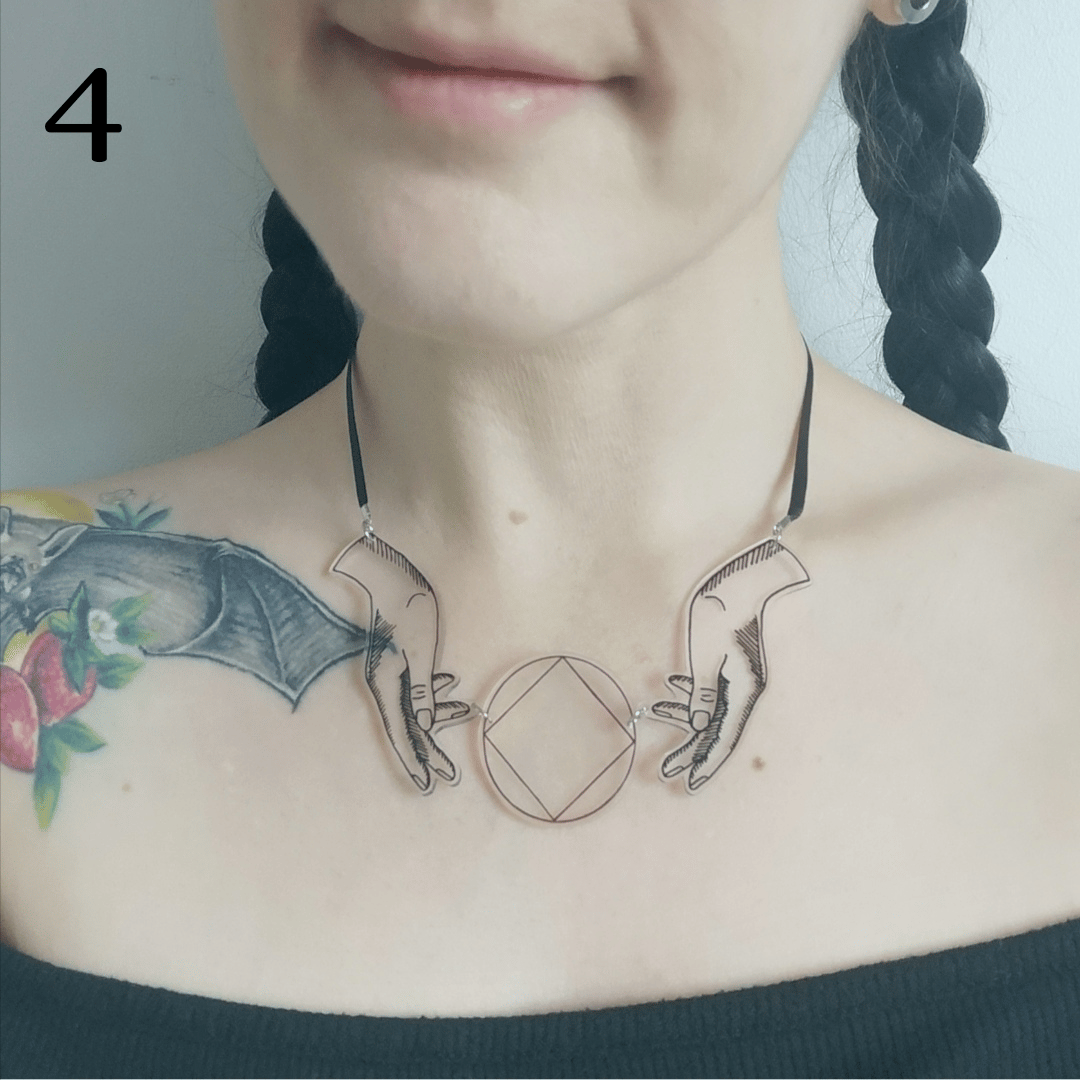 Image of Hands of Fortune Necklace 1-5