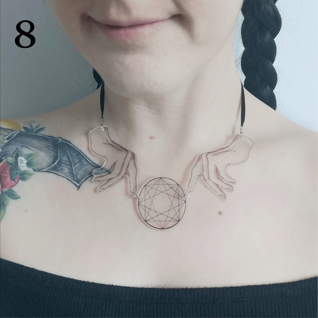 Image of Hands of Fortune Necklace 6-10