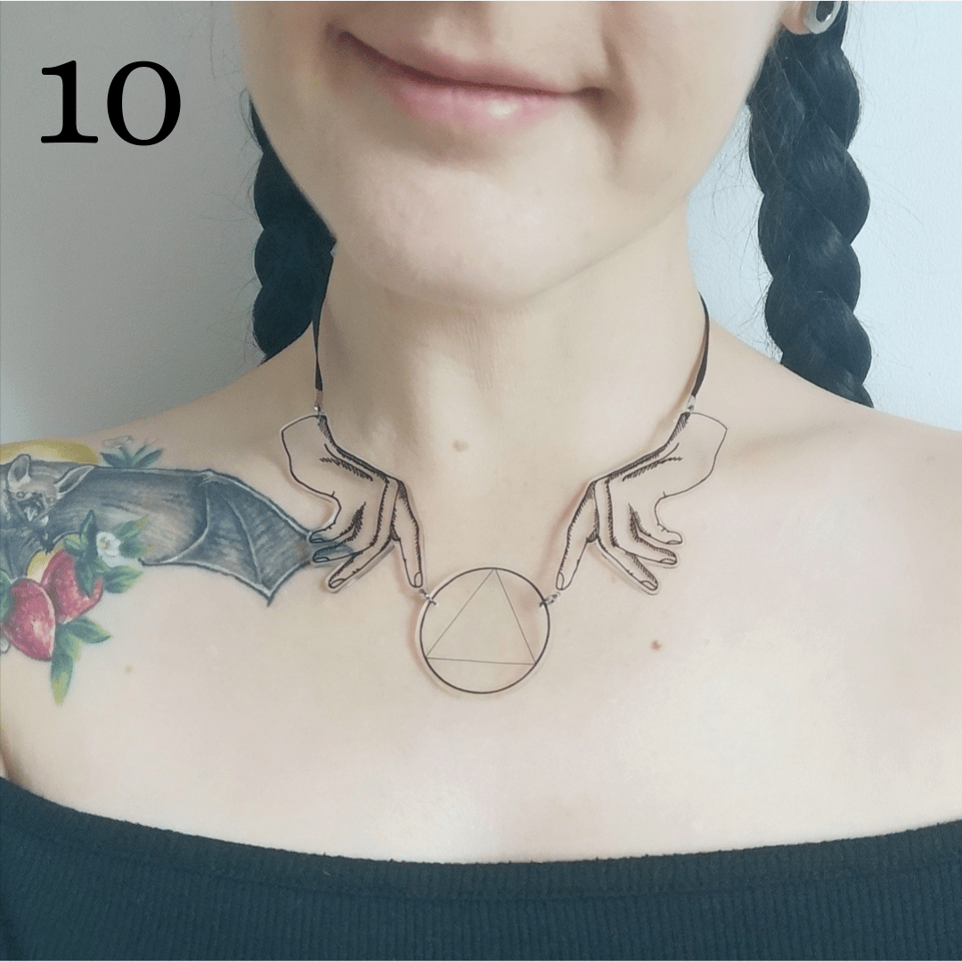 Image of Hands of Fortune Necklace 6-10