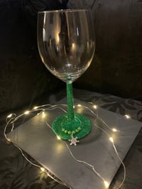 Glitter Wine Glass