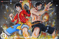 Image 1 of Ace & Luffy POSTER / PRINT
