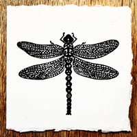 Image 3 of Dragonfly (Linocut Print, 2021)
