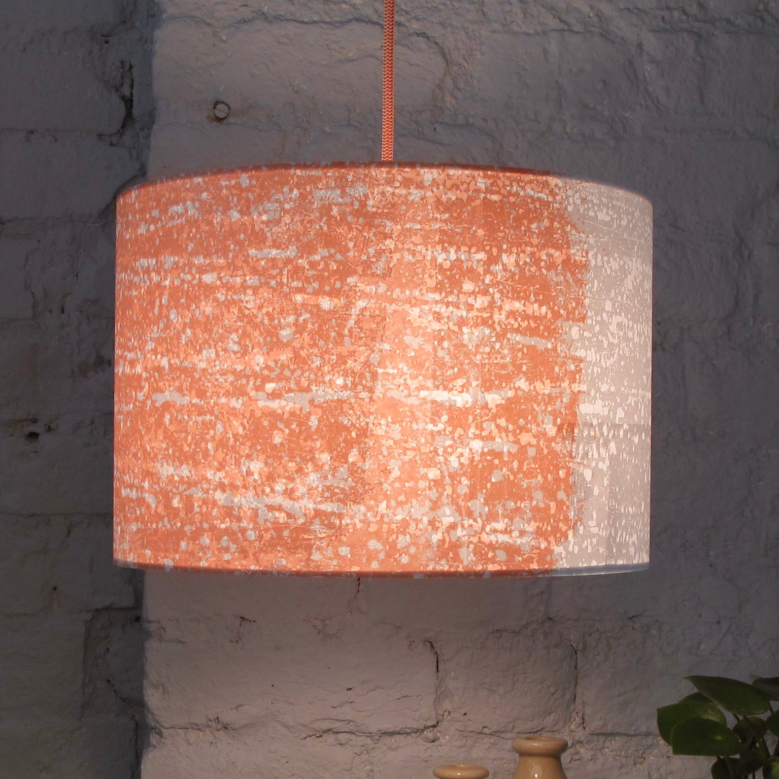 coral lampshades