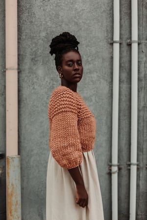 Image of Knitting Pattern - Trefann Sweater