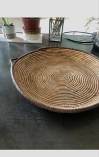 Image 2 of Plat rond en fibre nature