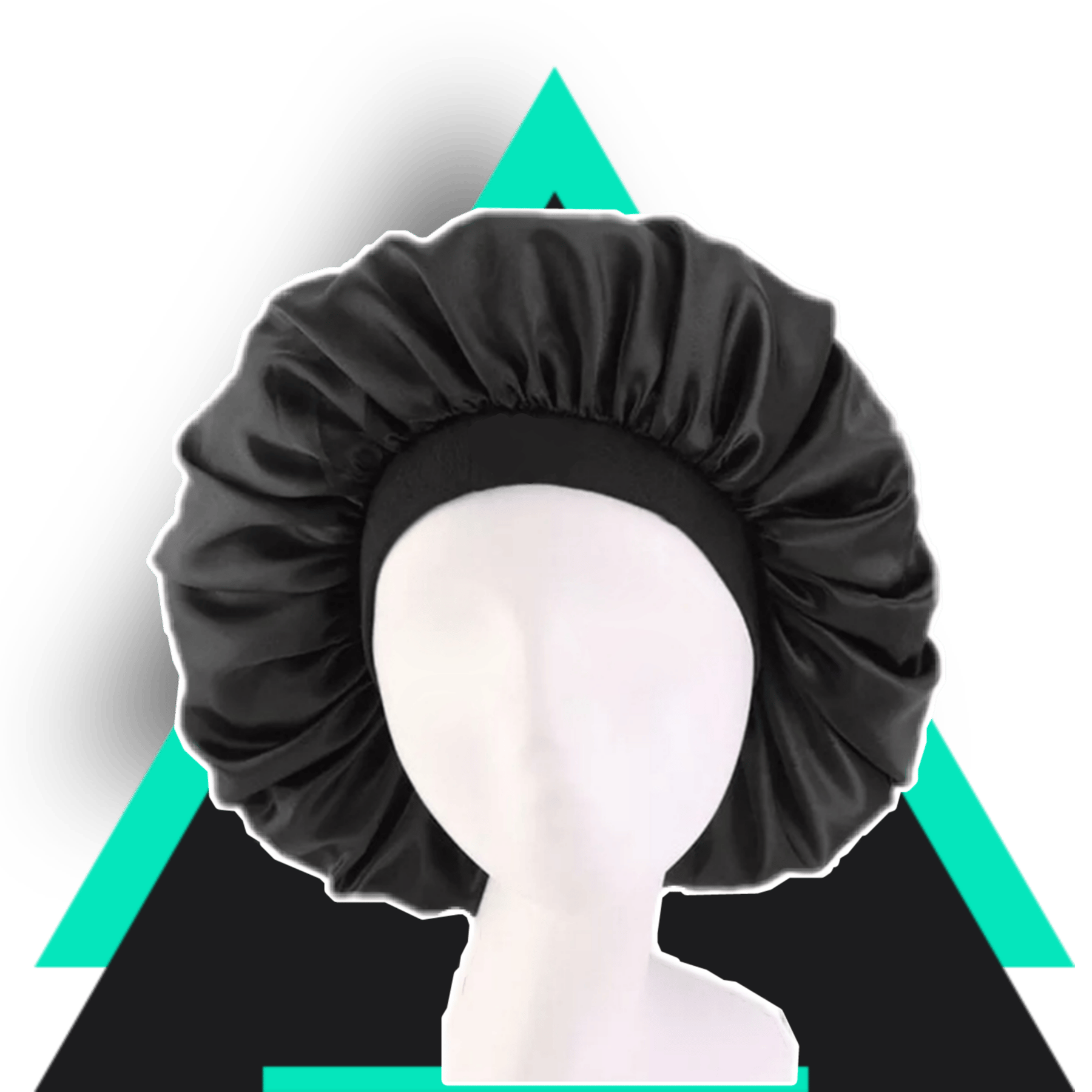 Jumbo Black Bonnet | Lux Hair Elements