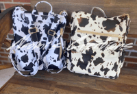 Cow print BackPack