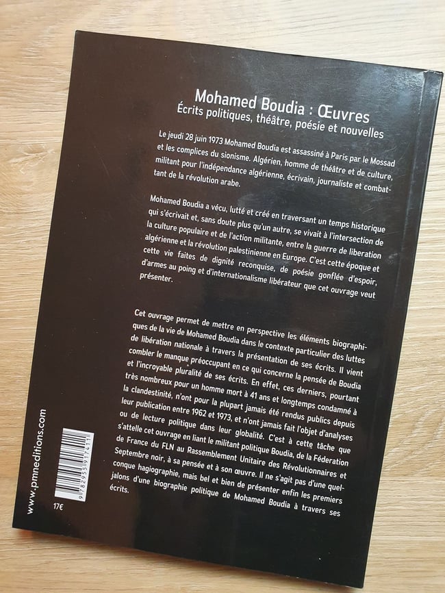 Mohamed Boudia - Oeuvres