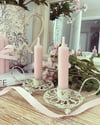 Powder Pink Dinner Candles ( Bundle of 7 )