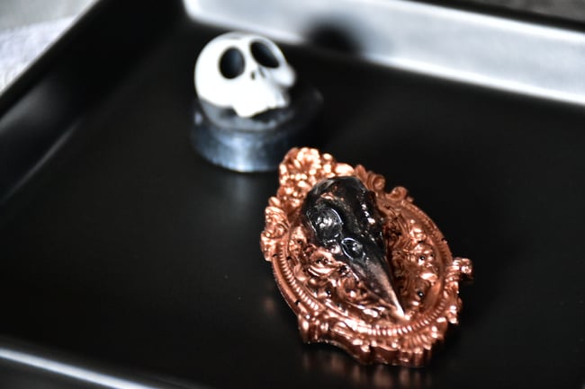 Bird Skull Pins - Rose Gold