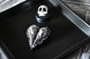 Bird Skull Pins - Silver