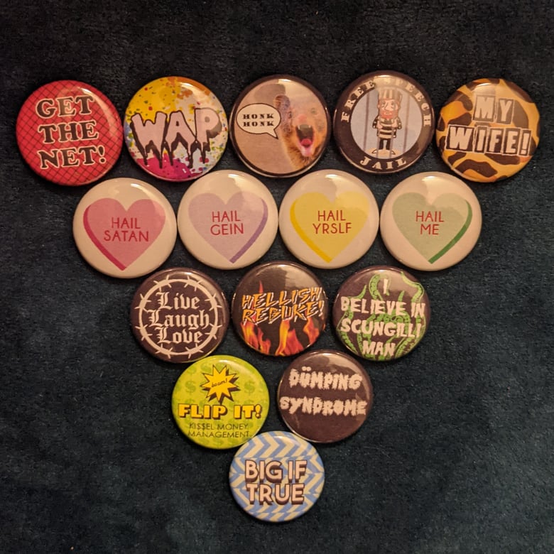 Image of LPOTL Set 6 Buttons or Magnets - may take 2-4 weeks to ship