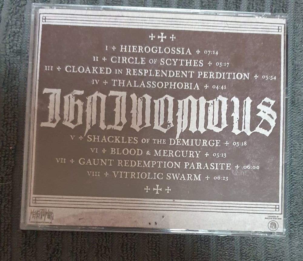 IGNIVOMOUS - HIEROGLOSSIA CD