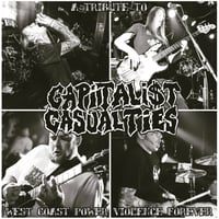 Image 1 of A Tribute To Capitalist Casualties: West Coast Power Violence Forever LP ( /300 Opaque Violet)