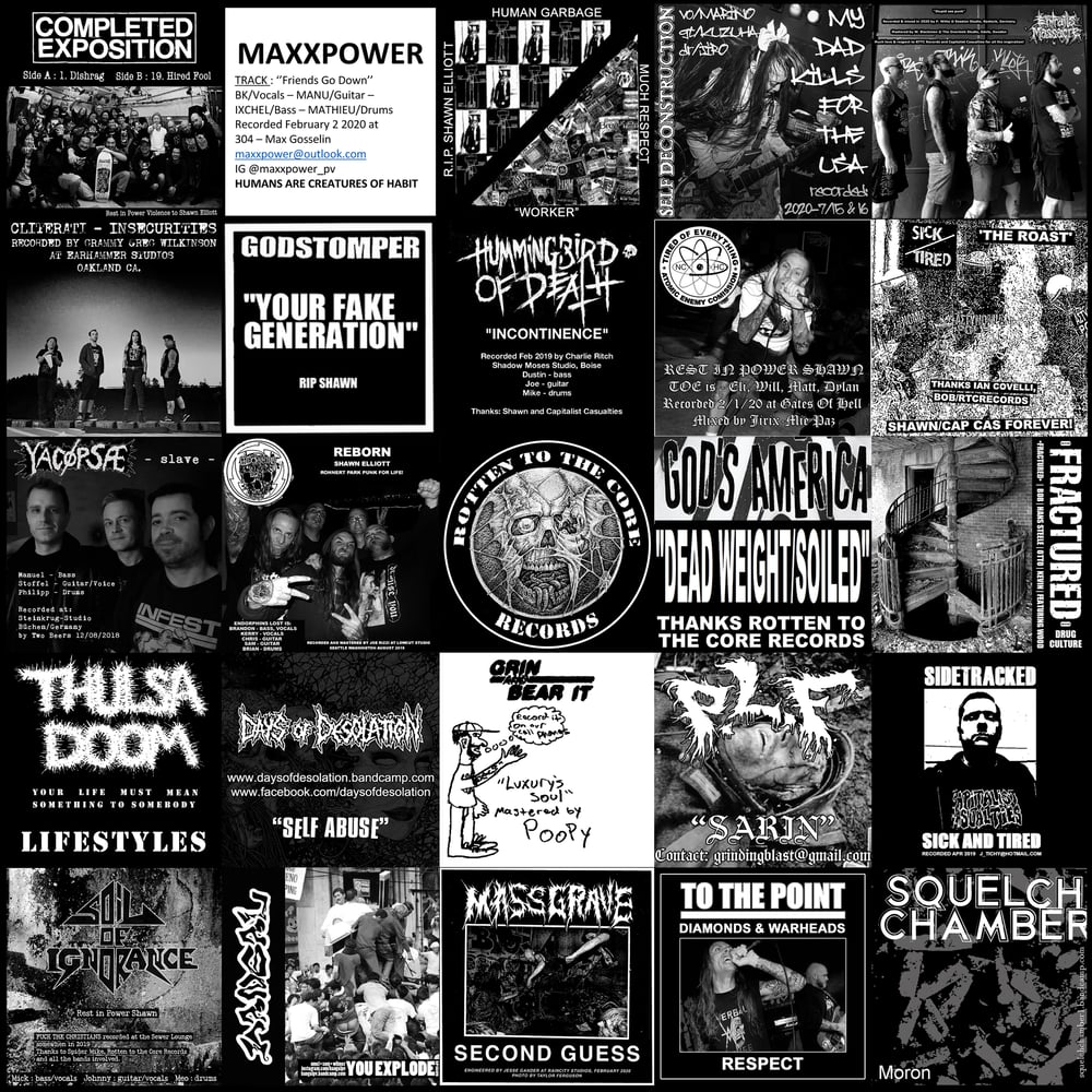 A Tribute To Capitalist Casualties: West Coast Power Violence Forever LP ( /300 Opaque Violet)