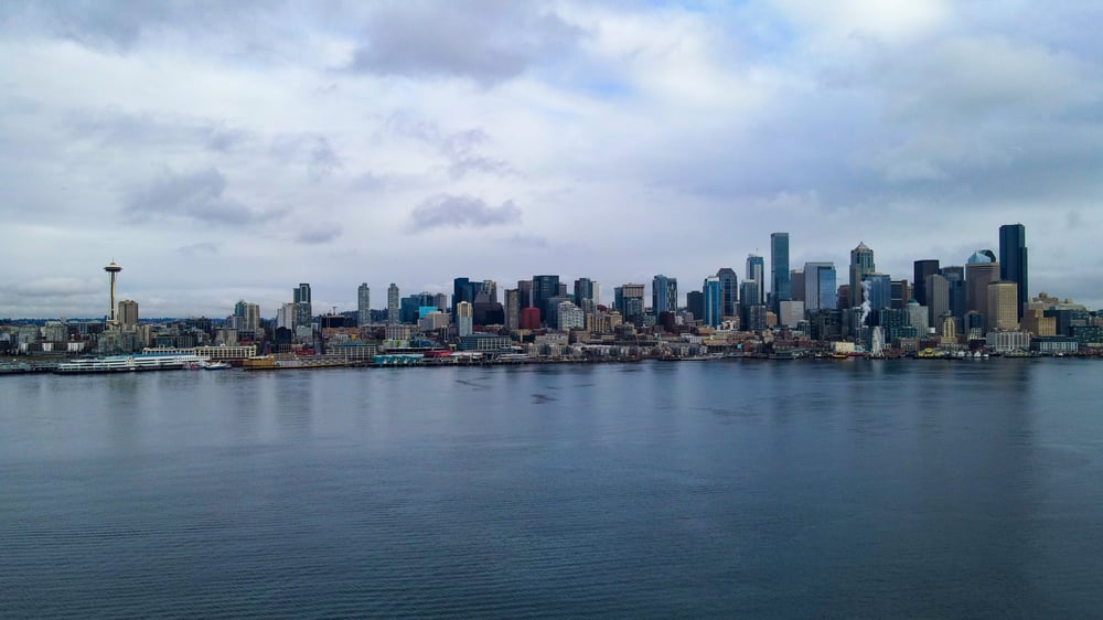 Image of Seattle Cityscape 13x19 Print