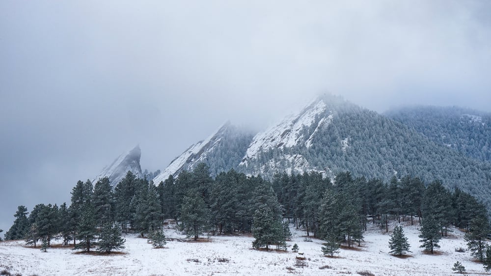 Image of Boulder Flatirons 13x19 Print