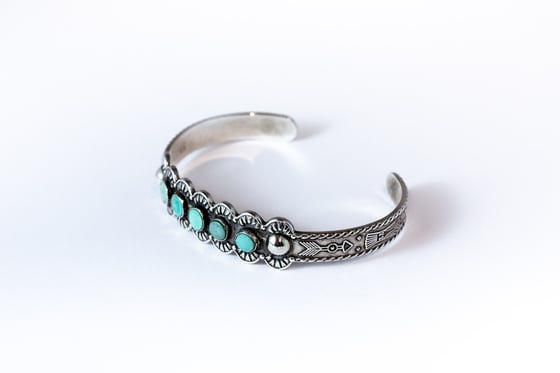 Image of Vintage Native American Turquoise Bracelet