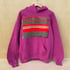 Wavy Weave Sweatshirt - Magenta Image 3