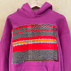 Wavy Weave Sweatshirt - Magenta