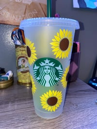 Sunflower Starbucks Cup