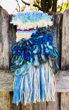 Image of Latch Hook Weaving Kit in Blues