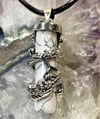 Dragon Howlite Necklace / Pendant