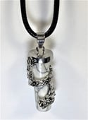 Dragon Howlite Necklace / Pendant