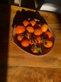 Image 3 of Plat rond en fibre nature