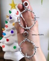 CUSTOM STRETCHER BARBED WIRE HOOPS