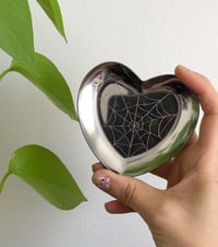 Image 4 of HAND ENGRAVED HEART TRINKET DISH