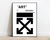 Off White Poster