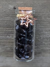 Crystal Chip Bottles, Obsidian