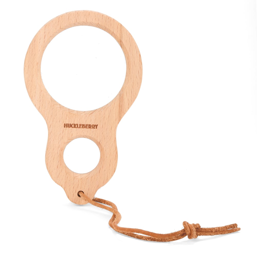 Image of Wood Dual Magnifying Glass