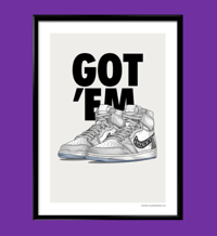 Dior Jordan 1 "GOT EM" Poster