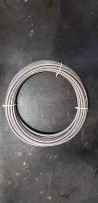 Image 1 of An3  Braided brake hose s/steel teflon ptfe