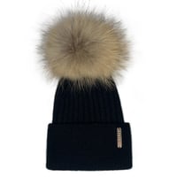 Black Chunky Knit Pomskii