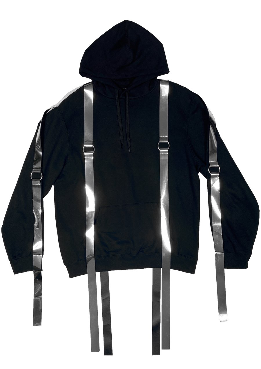 Image of Chrome strap hoodie